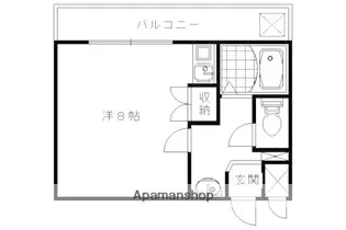 フレンズ嵯峨野【208号室】の間取り