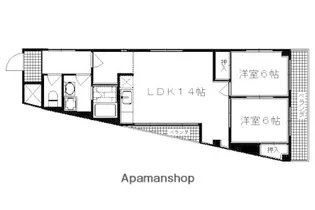 リーブルーノ井【3階】の間取り