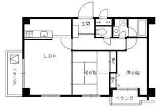 ランブラス嵯峨【603号室】の間取り