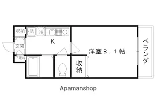 プレミール車道【4階】の間取り
