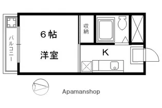 メゾンボール【103号室】の間取り