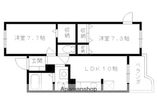 エクセレンテ【101号室】の間取り