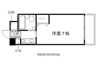 エトワール伏見【2E号室】の間取り