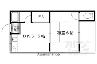 原田マンション【11号室】の間取り