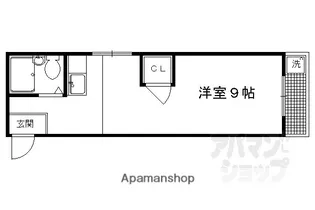 レスポアール大西【202号室】の間取り