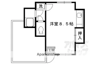 ベルローゼ【203号室】の間取り