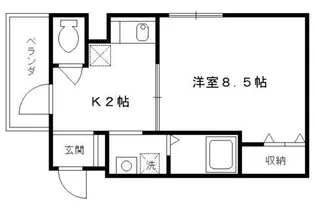 ERFOLG FREIDEN2【302号室】の間取り
