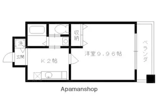 プレジール山科【1階】の間取り