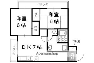 コープKIZAKI【302号室】の間取り