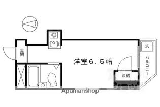 ベルビュー花屋町【502号室】の間取り