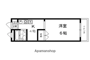 マンションELLA490【303号室】の間取り