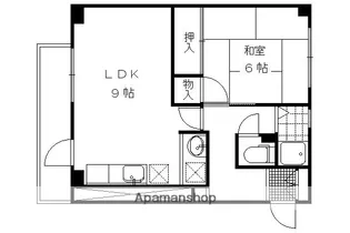 パークレットマンション【301号室】の間取り