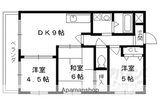 フローラみずほ【3階】の間取り