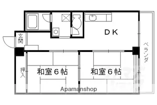 パレット御池【8階】の間取り