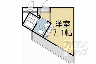 シティハウス丹波橋【309号室】の間取り