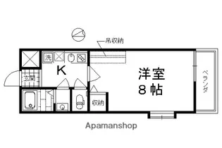 フラッティ唐橋【101号室】の間取り