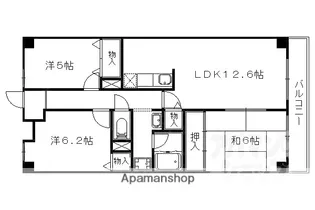 大翔第二ビル【1003号室】の間取り
