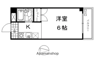 なごみハイツ【4階】の間取り