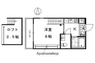 サンフェスタ東福寺(A・B棟)【B303号室】の間取り