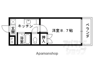 クローバー36【201号室】の間取り