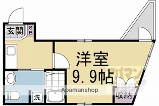 キョート スィンバル【202号室】の間取り