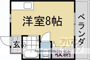 豊栄ハイツ【406号室】の間取り