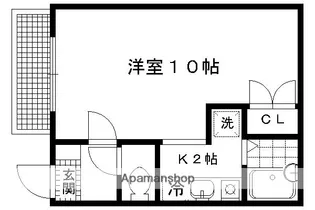 パルムにしむら【301号室】の間取り