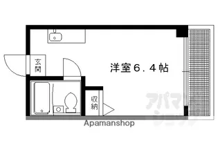 杉山ビル【3-B号室】の間取り