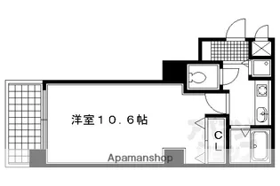 サムティ京都祇園【104号室】の間取り