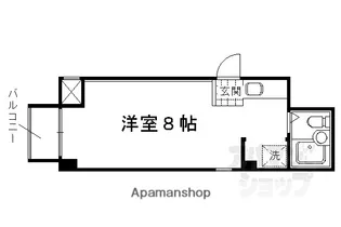 1Rの間取り画像