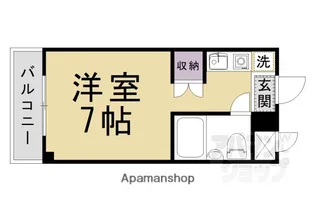 ウエストコートI【206号室】の間取り