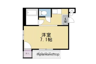 1Kの間取り画像