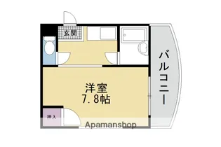 PINE TREE【401号室】の間取り