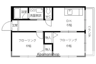 ファミールさわだ【302号室】の間取り