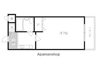 パラドール伏見【403号室】の間取り