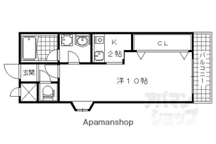 ヴァンヴェール35【101号室】の間取り