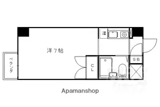 山科SQUARE【403号室】の間取り