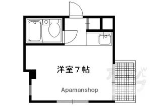 岡崎ミントビル【203号室】の間取り