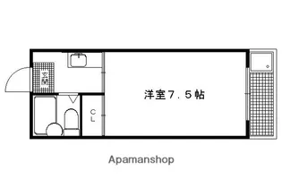 大光ビル【4C号室】の間取り