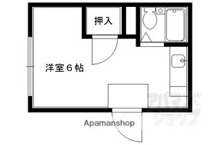 ラ・プチ・メゾン法然院【302号室】の間取り