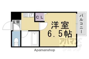 ショーミエール安朱【325号室】の間取り