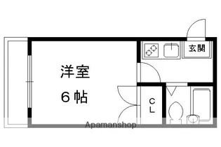 北斗ハイツ【101号室】の間取り