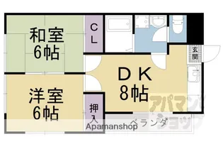 デ・アーゼ12【303号室】の間取り