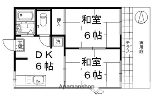 ポニーハイツ【101号室】の間取り