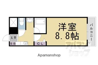 1Kの間取り画像