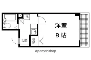 メゾンジョアパートII【313号室】の間取り