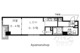 プラネシア烏丸御池【409号室】の間取り