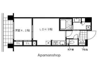 ルーシア四条烏丸【303号室】の間取り