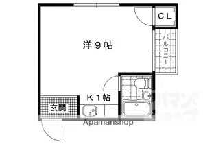 シティハイツ音羽【303号室】の間取り