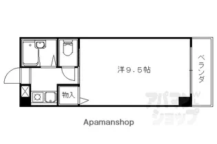 ラ・フロール小山【206号室】の間取り